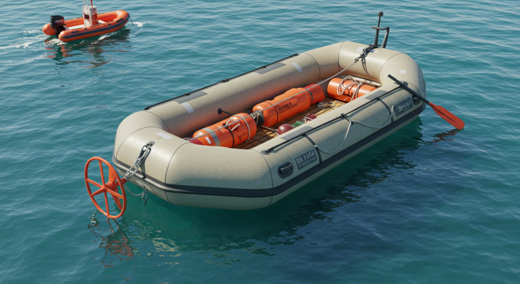 Life Rafts Propellers Rudders & Anchors