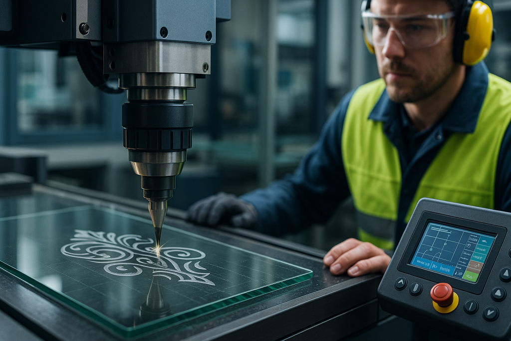 Madrid CNC glass engraving machine