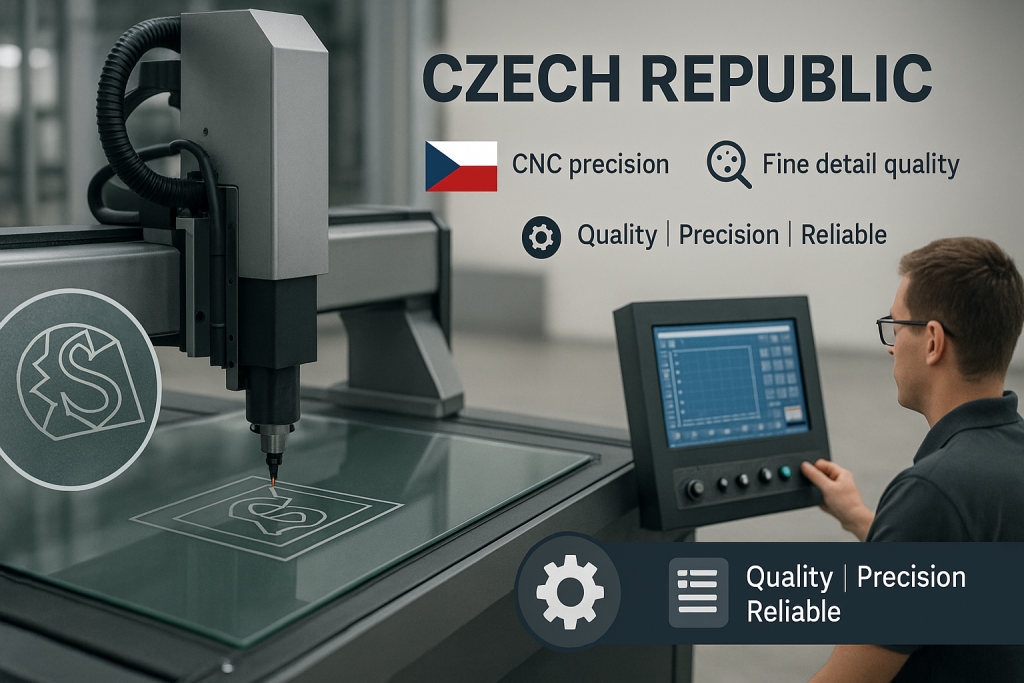 Czech Republic CNC glass engraving machine