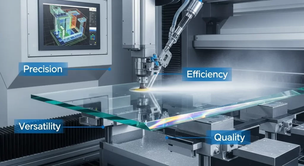 Benefits of a CNC Glass Beveling Machine Revealed