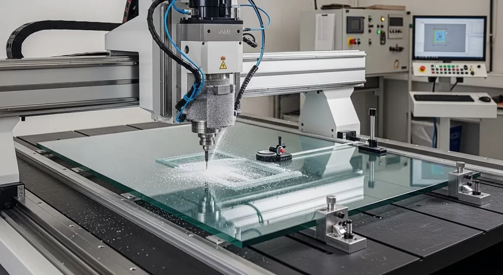 CNC Drilling and Milling Machine for Glass Guide