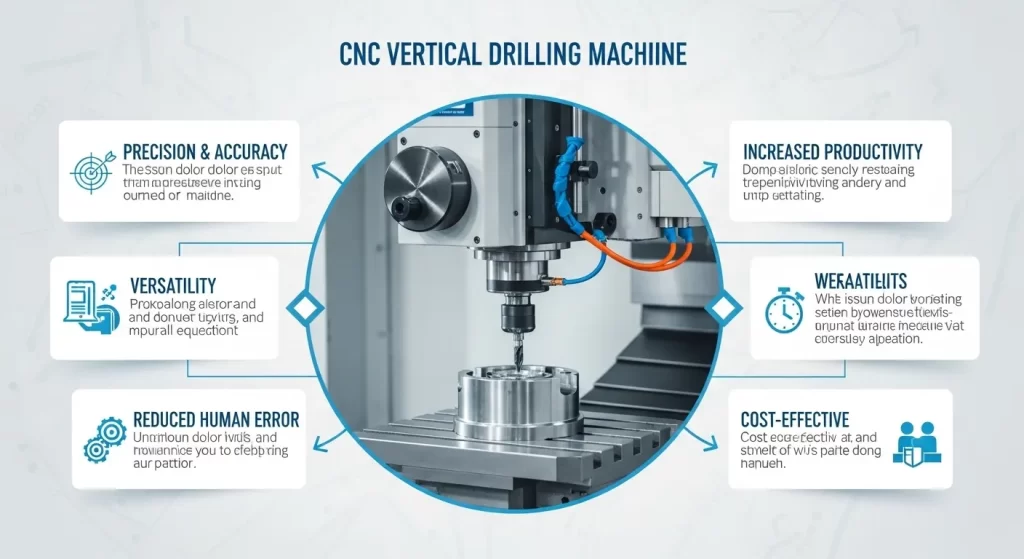 CNC Vertical Drilling Machine Advantages