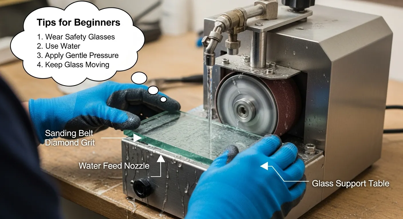 Glass Edge Sanding Machine Guide for Beginners
