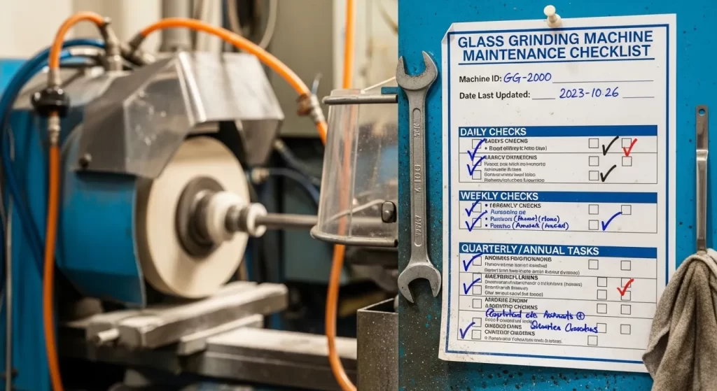 Glass Grinding Machine Maintenance Checklist