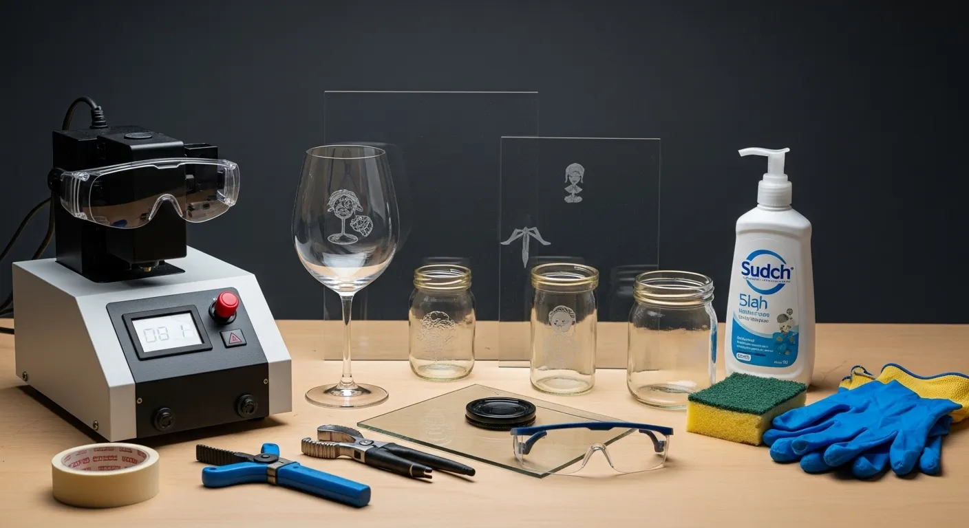 How to Engrave Glass with Laser Safely at Home